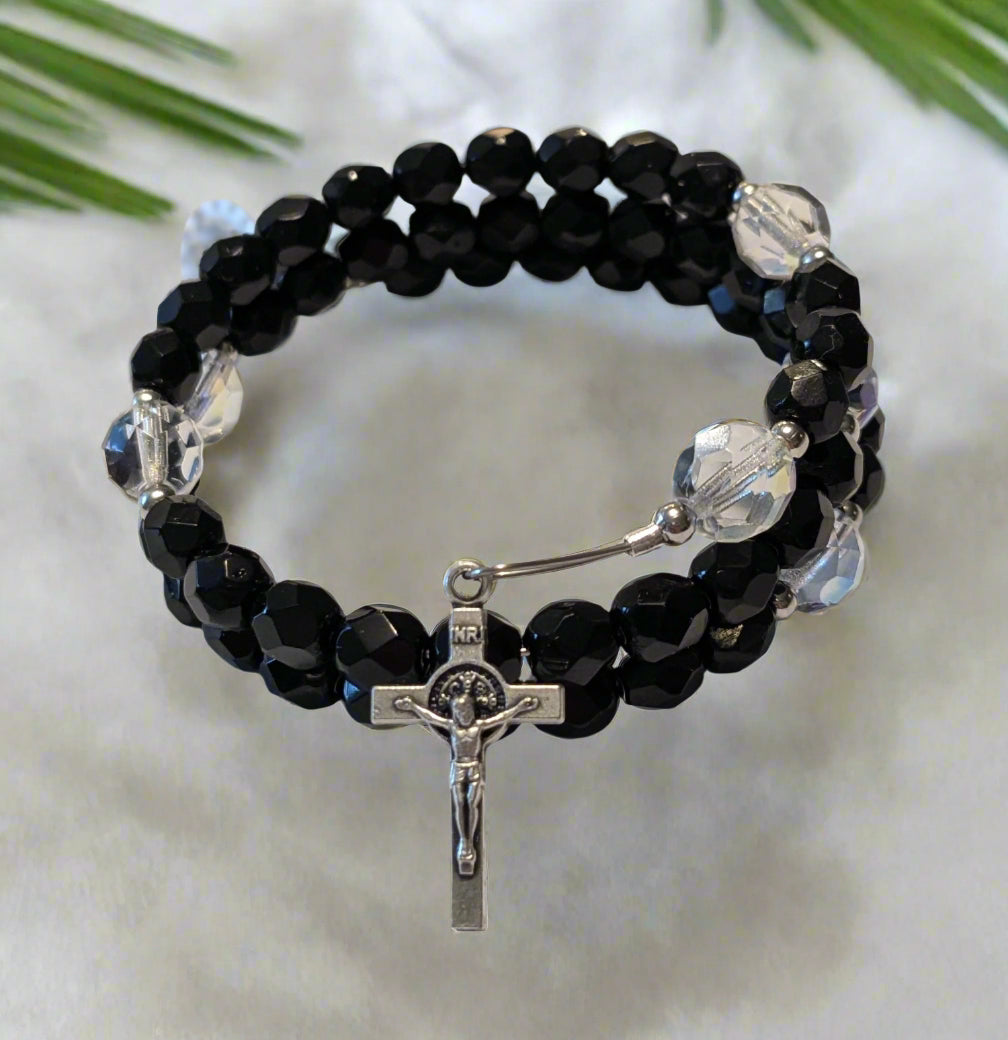 Starry Night Rosary Bracelet Wrap