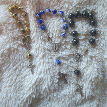 Gold-multicolored bead Car Rosary