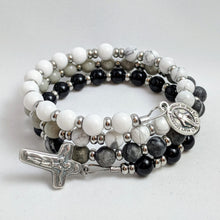 Holy Souls Rosary Bracelet Wrap (stainless steel spacers)